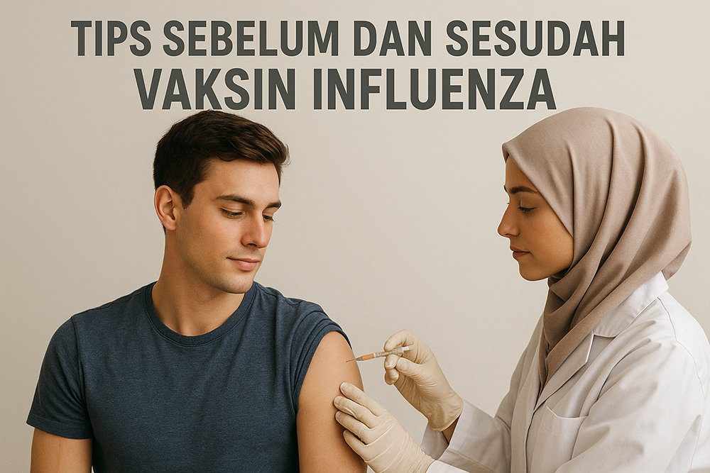 Tips Sebelum dan Sesudah Vaksin Influenza