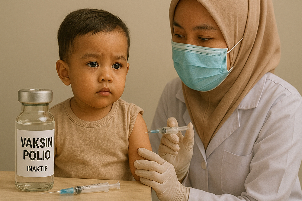 Jadwal imunisasi dasar polio untuk bayi & balita