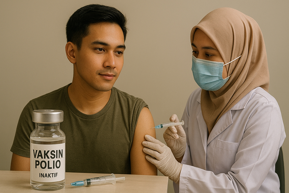 Jenis vaksin polio yang dipakai di Indonesia